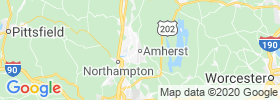 Amherst Center map